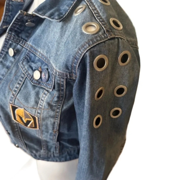 Custom Vegas Golden Knights/The Killers Denim Jacket Size S - Picture 5 of 6